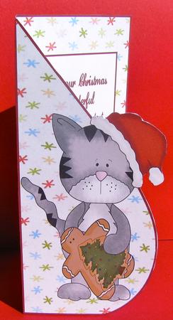 Christmas Tear Drop Card by Christine Pagan