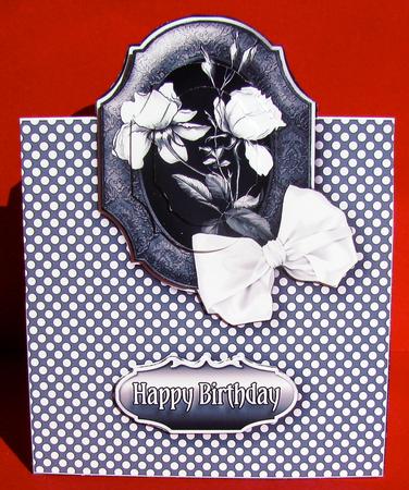 Monochrome Roses Over the Edge Pyramage by Christine Pagan