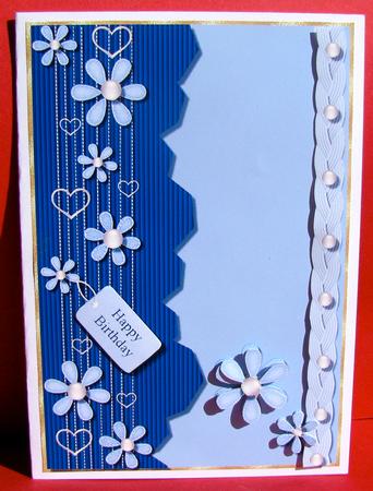 Denim Dreams Card Topper by Christine Pagan