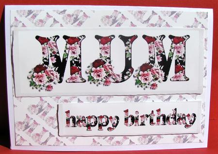 Mum Floral Alphabet by Christine Pagan