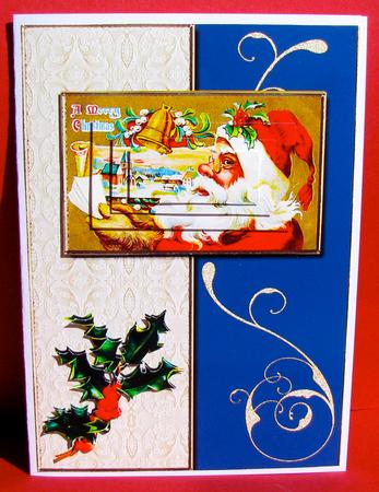 Santa Reading His List by Christine Pagan
