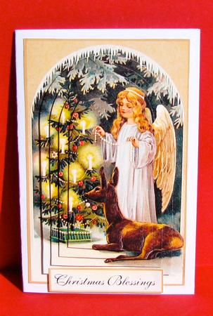 Angelic Christmas Eve - Pyramid by Christine Pagan
