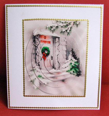 Front Door Oval Pyramid Sheet by Christine Pagan