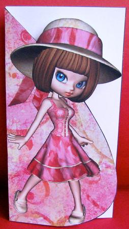Daphne Teardrop Card by Christine Pagan