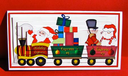 Holiday Express 3 Pyramid by Christine Pagan