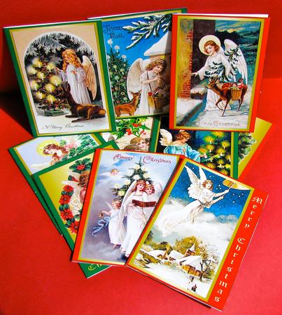 Vintage Christmas Notelets 4 by Christine Pagan