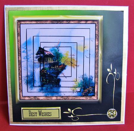 Chinese Oil Painting Pyramid by Christine Pagan