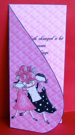 Best Friend Tear Drop Card by Christine Pagan