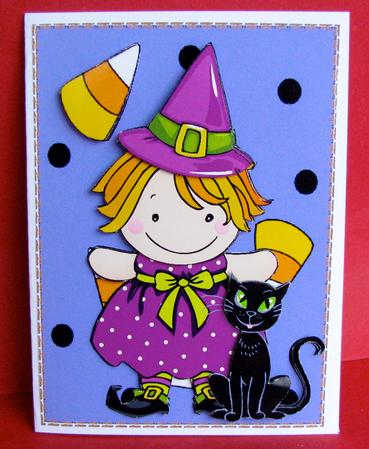Cute Witch by Christine Pagan