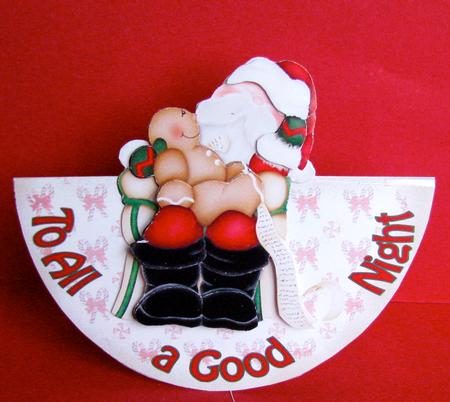 To All a Good Night Wobble Over the Top Card by Christine Pagan