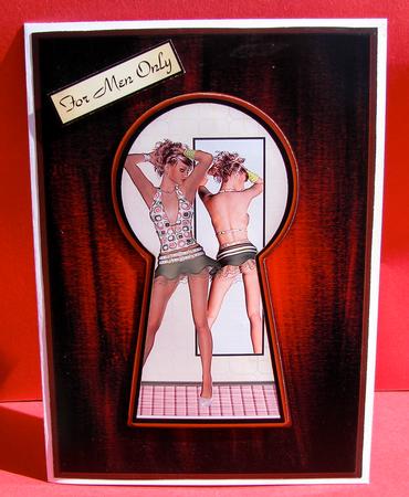 Through the Keyhole Quick Card by Christine Pagan