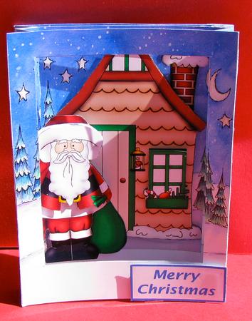 Santas Cottage by Christine Pagan
