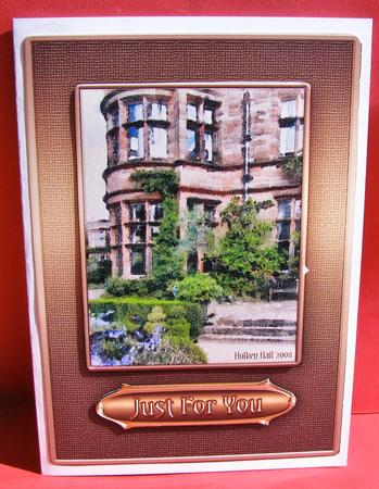 Holken Hall Painting Decoupage by Christine Pagan