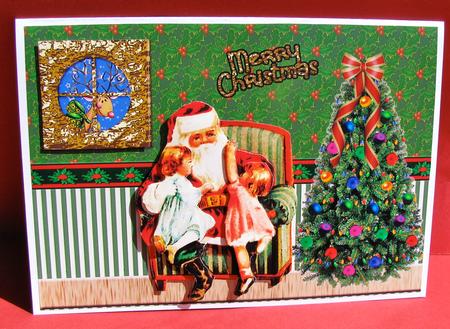 On Santa's Knee by Christine Pagan