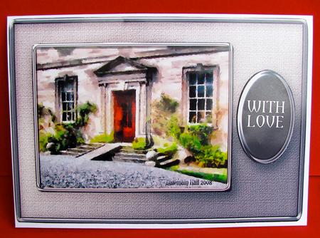 Dalemain Hall Painting Decoupage by Christine Pagan