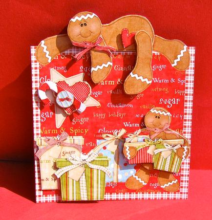 We Got Presents Over the Edge Card by Christine Pagan