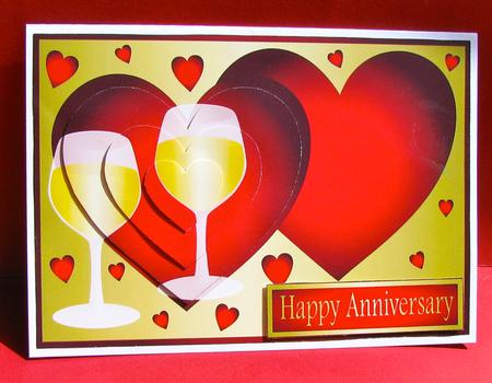 Hearts and White Wine by Christine Pagan