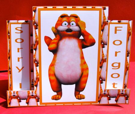 Sorry I Forgot Pop Out Card by Christine Pagan