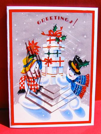 Greetings from the Snowpeople by Christine Pagan