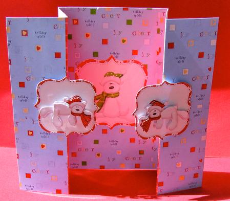 Beary Double Twin Fold by Christine Pagan