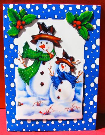 Were a Couple Of - snowmen by Christine Pagan