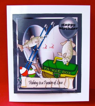 Just Love Fishing Three by Christine Pagan
