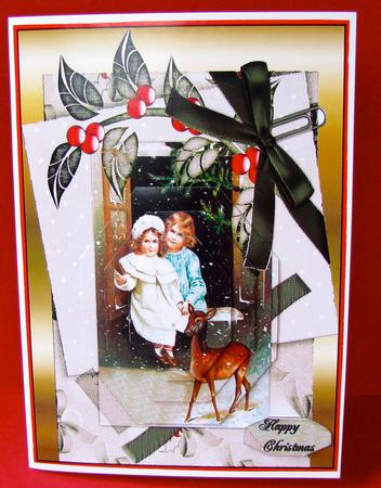 A5 Christmas Children by Christine Pagan