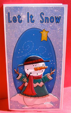 Let It Snow Snowman Step by Step by Christine Pagan