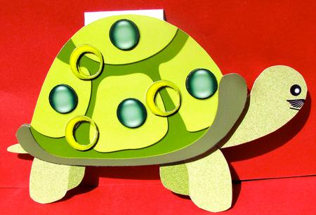 Turtle Flip-up Card by Christine Pagan