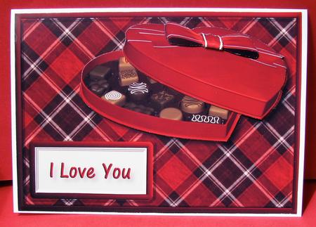 Box of Chocolates Quick Card by Christine Pagan