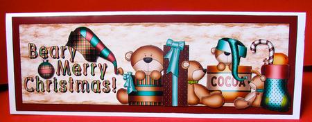 Christmas Card Front by Christine Pagan
