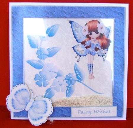Fairy Wishes Shaker Card by Christine Pagan
