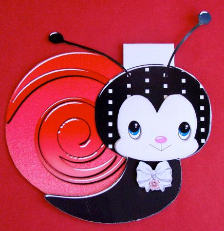 Snail Flip-up Card by Christine Pagan
