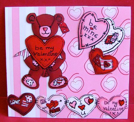 Valentine's Card Sheet 2 by Christine Pagan