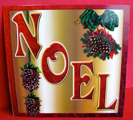 Christmas 8x8 Noel by Christine Pagan