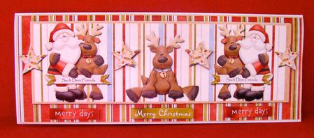 Dl Such Deer Friends Card Front by Christine Pagan