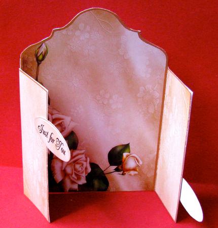 Gatefold Roses by Christine Pagan