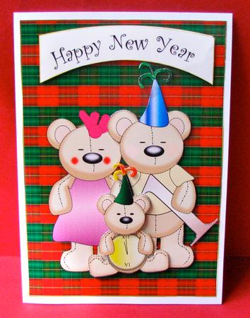 Beary Happy New Year by Christine Pagan