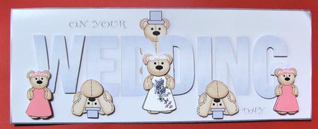 Beary Happy Wedding Day Dl by Christine Pagan