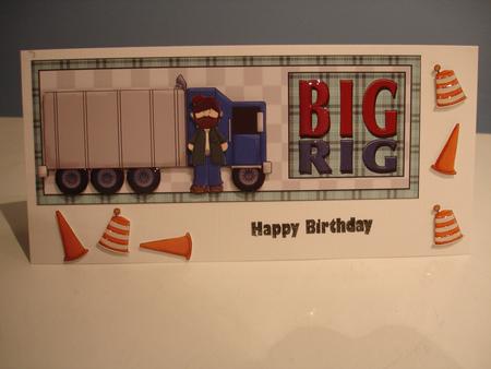 Big Rig Card Front 1 by Christine Simmonds
