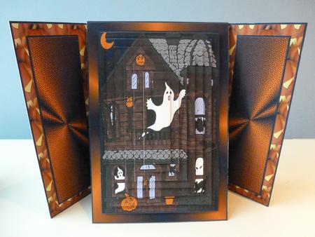 Spoooky - Gate Folded Easel by Christine Simmonds