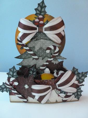 Totally 3D Poinsettia Xmas by Christine Simmonds