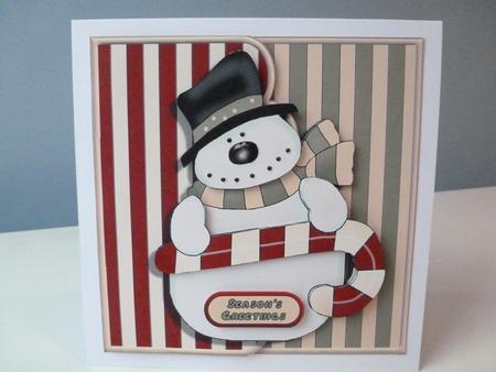 Funny Snowman by Christine Simmonds