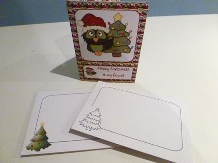 Have a Hoot C7 Card and Insert by Christine Simmonds