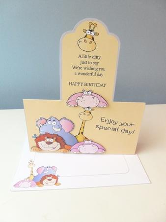 Jungle Fun Tent/bookmark Kit by Christine Simmonds
