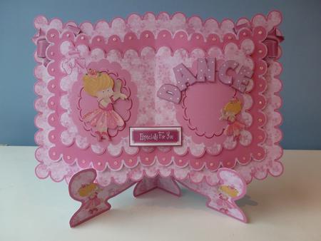 Little Dancing Ballerina in Pink, Book & Stand Kit by Christine Simmonds