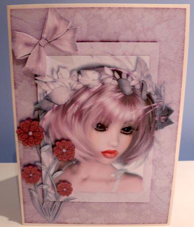 Nymph 4 Decoupage by Christine Simmonds