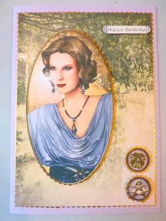 Art Deco Lady Elise Kit Lilac by Christine Simmonds