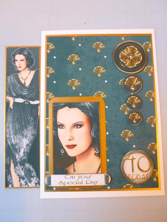 Art Deco Lady Elise Kit Black by Christine Simmonds