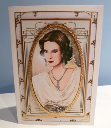 Art Deco Lady Elise Kit Cream by Christine Simmonds